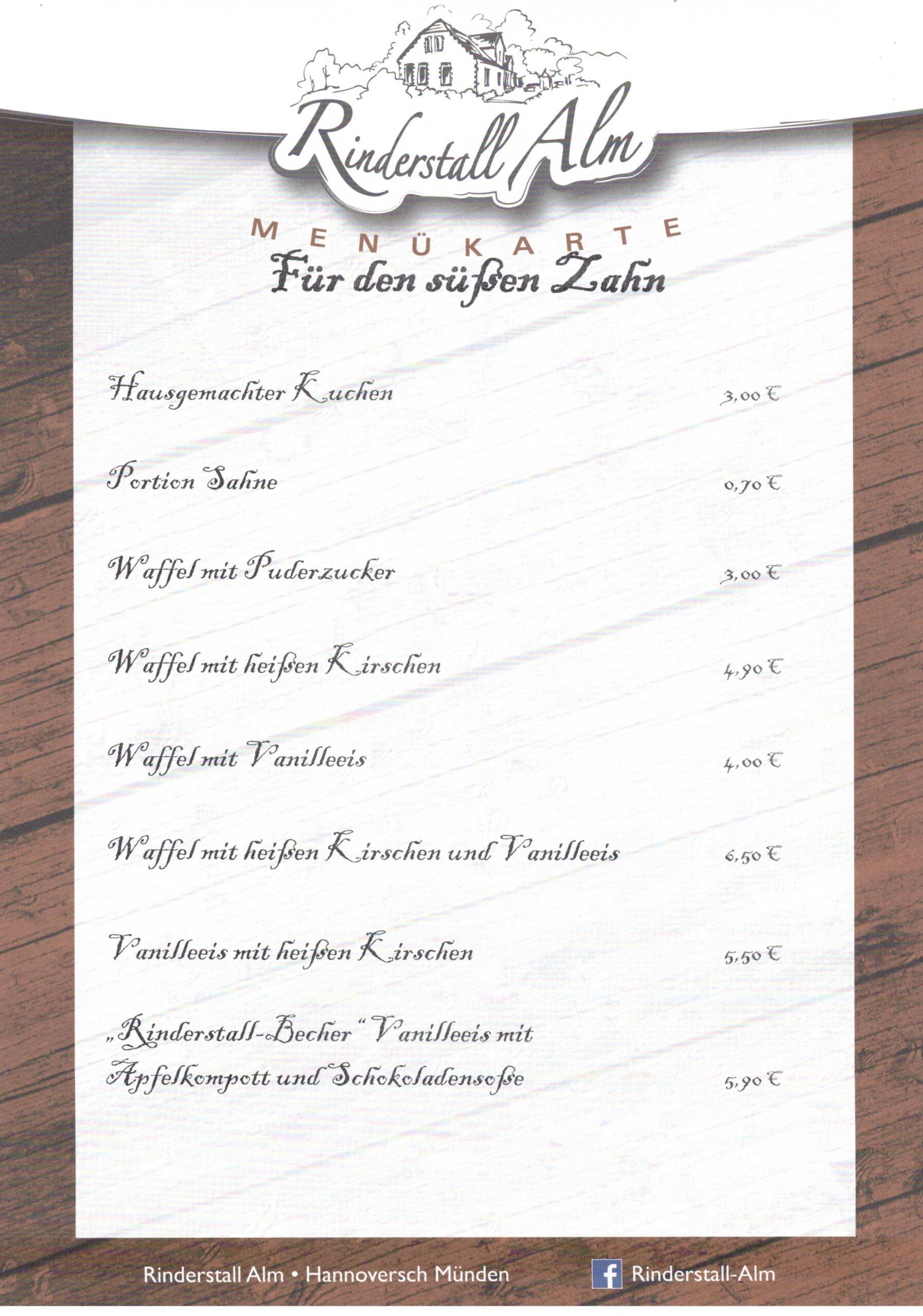 Speisekarte Seite 4