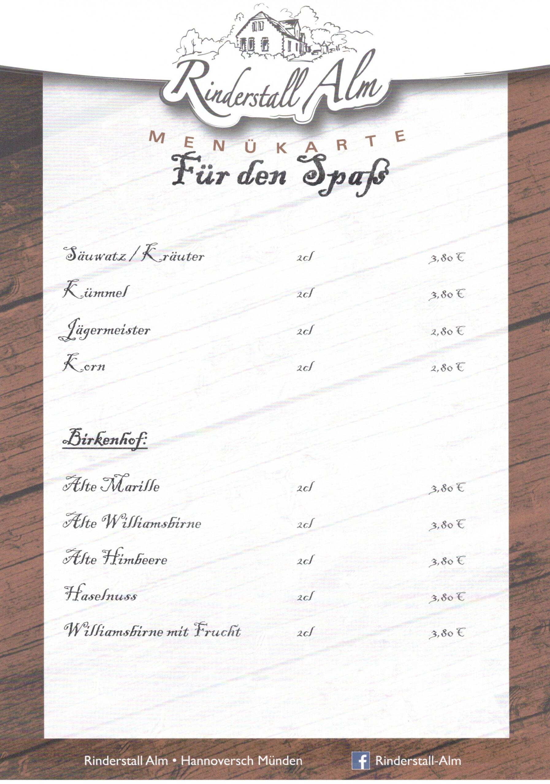 Speisekarte Seite 8